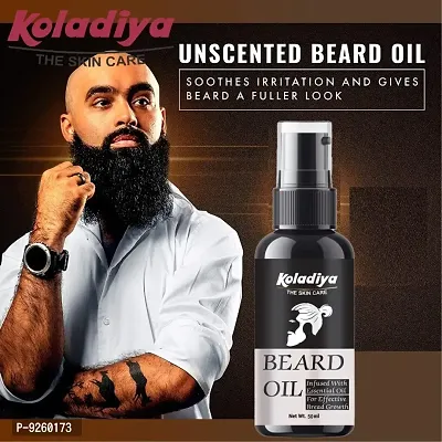 KOLADIYA THE SKIN CARE Natural Beard Nourishing hair oil.(Alm.