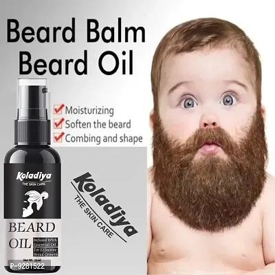 KOLADIYA THE SKIN CARE Beard Hair Growth Oil, Beard growth oil for men | For faster beard growth | For thicker and fuller looking beard | Best Beard Oil for Patchy Beard |(50 ml)-thumb0