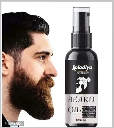 KOLADIYA THE SKIN CARE Natural Beard Nourishing hair oil.(Alm.