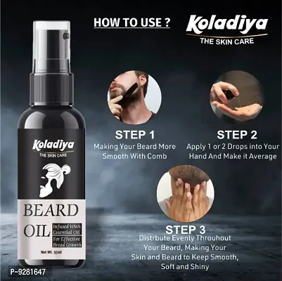 Koladiya the skin care Beard Growth Oil for str-thumb3