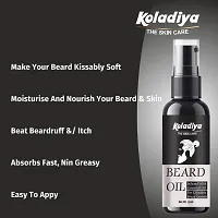 Koladiya the skin care Beard Growth Oil Powered with Vetiver  4 Essential Oils for Thicker Beard Growth, 30 ml | Made in India (50 ml).-thumb2