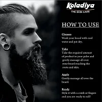 Koladiya The Skin Care Beard Softener Cream for Men, Softens and Nourishes Beard  Mustache | Long Lasting Moisturization for Beard, Itchiness - Free Beard Cream.-thumb1