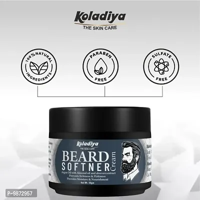 Koladiya the skin care Beard Softener For Men Beard Cream. For all type of beard.-thumb3