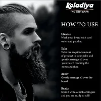 Koladiya The Skin Care Beard Softener cream is for Incredible Mans Natural Hair  Beard Softener with Almond oil, Castor oil, Amla | Ultra Smooth and soft Hair Cream for men.-thumb1