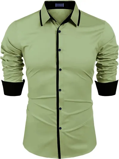 Hot Selling Cotton Blend Long Sleeves Casual Shirt 