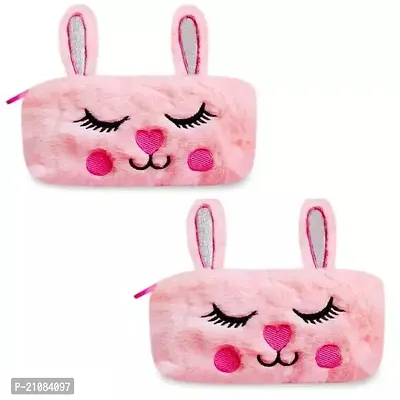 Girls Stylish Pencil Case/Pouch For School, Collage,  Pack Of 2-thumb0