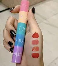 VBA 4in1 Professional Liquid Matte Lipstick 4 Multicolor Nude Shades in a single stick-thumb1