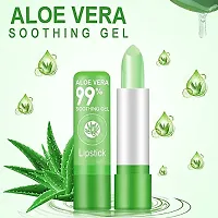 VBA Color Change Lipstick Lip Blam, Long Lasting Magic Temperature Nutritious Lips Makeup Aloe Vera Lip Gloss Set Aloe Vera Lipstick, Matte Finish (Pack of 2)-thumb4