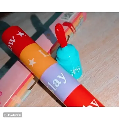 VBA 4in1 Professional Liquid Matte Lipstick 4 Multicolor Red Edition Shade in a single stick