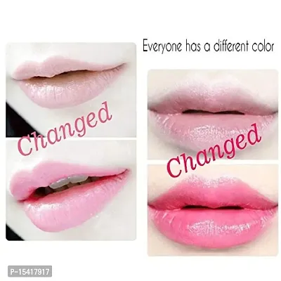 Jelly Flower Color Changing Lipstick Temperature Change Moisturizer flower Magic Color Change Lip Gloss (GREEN FLOWER)-thumb3