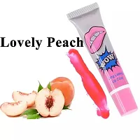 VBA 6 Colors set Tattoo Color Peel Off Mask Tint Long Lasting Waterproof Lipstick (Rose Pink, Watermelon, Sexy Red, Lovely Peach, Cherry Red, Sweet Orange, 15 g)-thumb2