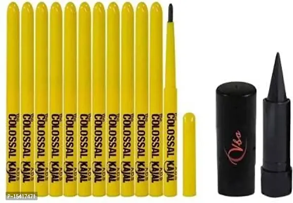 VBA Kajal with Colossal Kajal Revolving Pencils Pack of 12 (13 Items in the set)