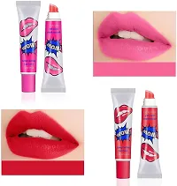 VBA Peel Off Long Lasting Lip Tint, Lip Stain and Lip Gloss (Pack of 3) Matte Finish - Cherry Red, Sexy Red, Watermelon-thumb2