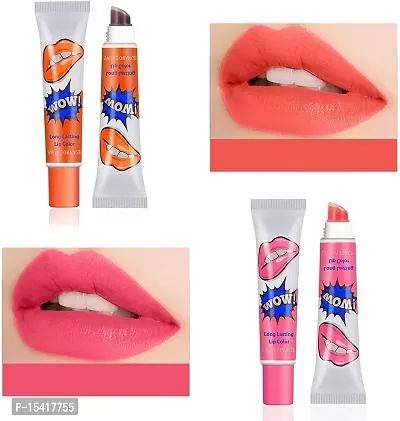 VBA Peel Off Long Lasting Lip Tint, Lip Stain and Lip Gloss (Pack of 3) Matte Finish - Cherry Red, Sexy Red, Watermelon-thumb4