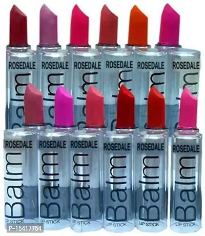 VBA Matte Lipstick Combo Balm Set of 12 Multicolour-thumb2