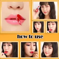 Lip Tint 6 Colours Womens Easy Peel Off Lip Gloss Lipstick Tattoo Lipstick Matte Lip Long Lasting Lip Stain for Womens Girls 6 Colours-thumb1