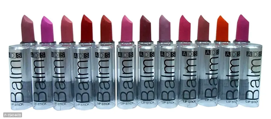 SWIPA A.D.S Combo Balm Matte Lipstick Set of 12(Multicolour 3.5gm)