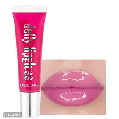VBA Plumping Lip Gloss Moisturizer Lips Plumper Glitter Lipgloss Liquid Lipstick (PINK)