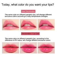 Jelly Flower Color Changing Lipstick Temperature Change Moisturizer flower Magic Color Change Lip Gloss (DARK YELLOW)-thumb3