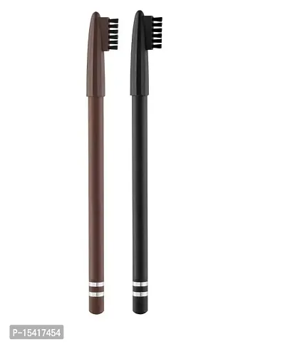 Eyebrow Pencil Black and Brown set of 2