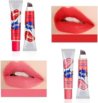 VBA Peel Off Long Lasting Lip Tint, Lip Stain and Lip Gloss (Pack of 3) Matte Finish - Cherry Red, Sexy Red, Watermelon-thumb1