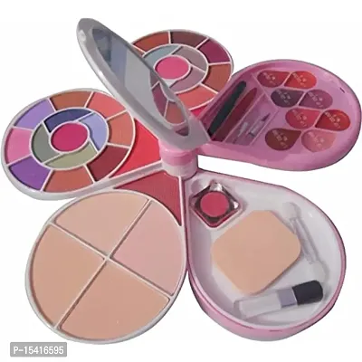 VBA Color Series 26-Eyeshadow, 2-Blusher, 4- Powder Cake, 8-Lipcolour For Best Makeup kit