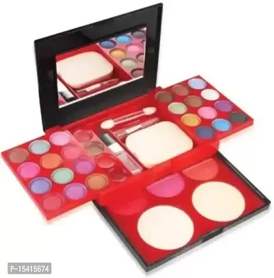 Makeup-Kit Laptop With Color Eye Shadow,Blusher,Compact Etc Multi-Coloured 50g