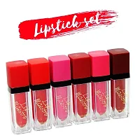 LIPSTICK PRO 6 SHADE LONG LASING VALVET MATTE LIQUID LIPSTICK-thumb1