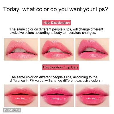 Lazy Matte (Green Apple ) Color Changing Lip Balm Nonstick Waterproof Lip Shape Lipstick-thumb3