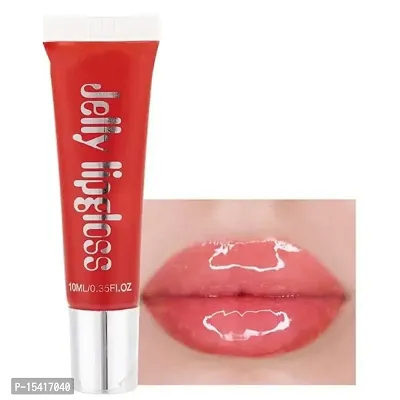VBA Plumping Lip Gloss Moisturizer Lips Plumper Glitter Lipgloss Liquid Lipstick (WATERMELON)