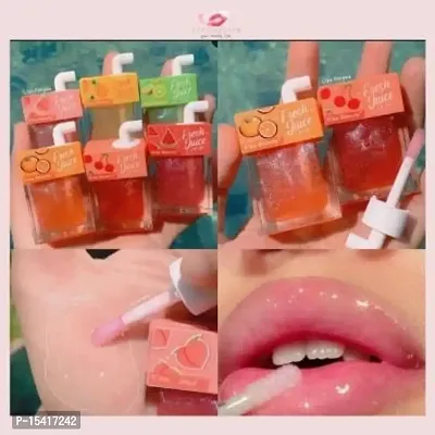 VBA Glossy waterproof non stick cup juice box shape Lip Gloss set - 2pcs/set-thumb3