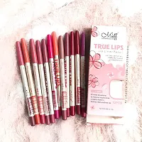 VBA Combo Balm Matte Lipstick With True Lips Orange and Pink Lip Liners - Pack of 12-thumb2