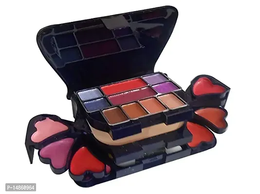 ADS Color Series Makeup Kit -8 Eyeshadow, 1 Power Cake, 8 Lip Color, 2 Blusher