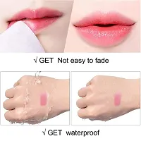 Lazy Matte (Green Apple ) Color Changing Lip Balm Nonstick Waterproof Lip Shape Lipstick-thumb3