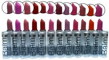 VBA Combo Balm Matte Lipstick With True Lips Orange and Pink Lip Liners - Pack of 12-thumb1
