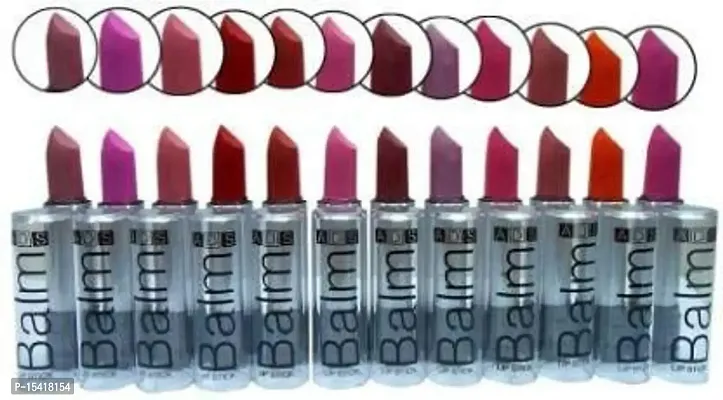 VBA Combo Balm Matte Lipstick With True Lips Orange and Pink Lip Liners - Pack of 12-thumb2