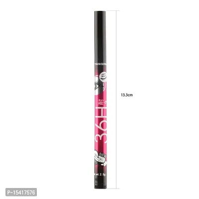 VBA Long Lasting (BLACK) Eye liner cum Kajal pack of 2 and 1 36 H Waterproof Sketch Pen Eye Liner-thumb2