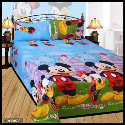 Cotton Bedsheet with 2 Pillow Cover
