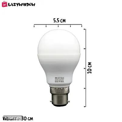 9 Watt LED Bulb (Cool Day White) - Pack of 2+Surprise Gift-thumb3