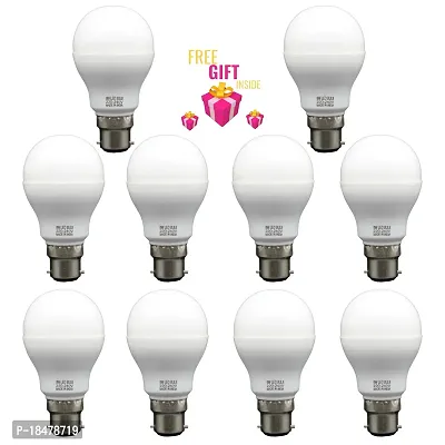 9 Watt LED Bulb (Cool Day White) - Pack of 10+Surprise Gift-thumb0