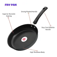 Premium Quality Nonstick Fry Pan, 22 cm, 1L Black-thumb3