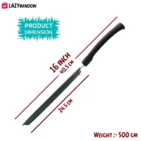 Premium Quality Nonstick Tawa , 24 cm, Black-thumb2
