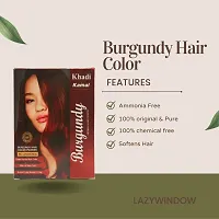 Khadi Kamal Herbal BH+ Burgundy Hair Color for Man and Women, 100% Natural Burgundy 80g By LAZYwindow-thumb3
