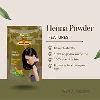 Khadi Kamal Herbal Henna Powder Pouch for Man and Women, 100% Natural 120g By LAZYwindow-thumb3