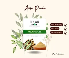 Khadi Kamal Herbal Amla Powder for Man and Women, 100% Natural Hair Growth 100g By LAZYwindow Combo Pack-thumb2