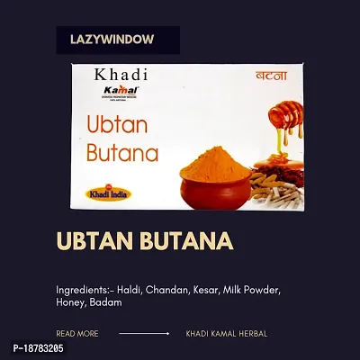 Khadi Kamal Herbal 100% Pure Natural  Organic Ubtan Butana Powder For Man And Women for Skin 100gm by LAZYwindow-thumb3