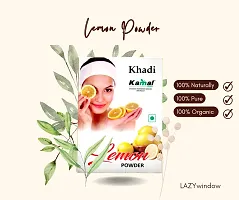 Khadi Kamal Herbal 100% Pure Natural  Organic Lemon Powder For Man And Women For Skin Care 100gm by LAZYwindow-thumb3