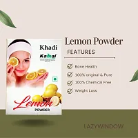 Khadi Kamal Herbal 100% Pure Natural  Organic Lemon Powder For Man And Women For Skin Care 100gm by LAZYwindow-thumb4