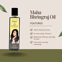 Khadi Kamal Herbal 100% Pure Natural  Organic Maha Bhringraj Oil For Men And Women For Hair 210ml by LAZYwindow-thumb4