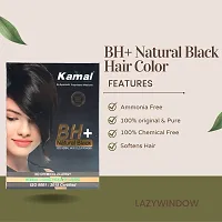 Khadi Kamal Herbal BH+ Black + Indigo Powder + Amla, Reetha, Shikakai (3 in 1 Powder) Hair Color  Hair Care for Man and Women, 100% Natural By LAZYwindow-thumb4